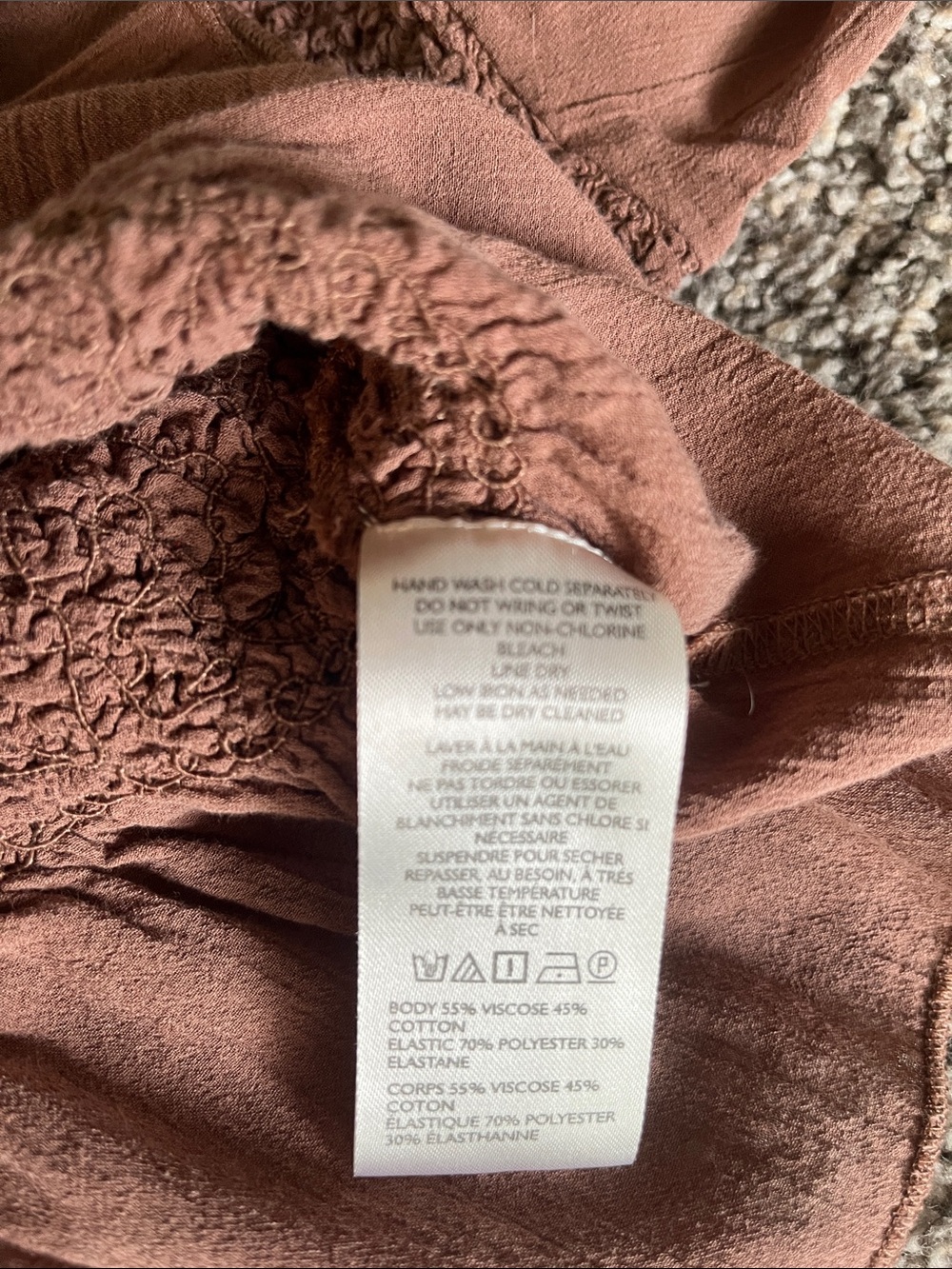Anthropologie Smocked Top size small - Picture 10 of 10